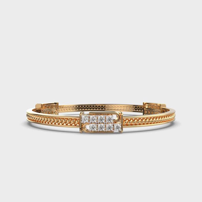 Cool Waves Lab Grown Diamond Bangles