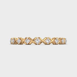 Cross and Nought Lab Grown Diamond Bracelet