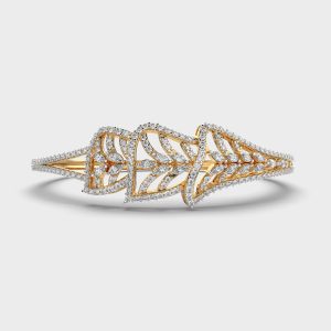 Daffodils Lab Grown Diamond Kada Bracelet