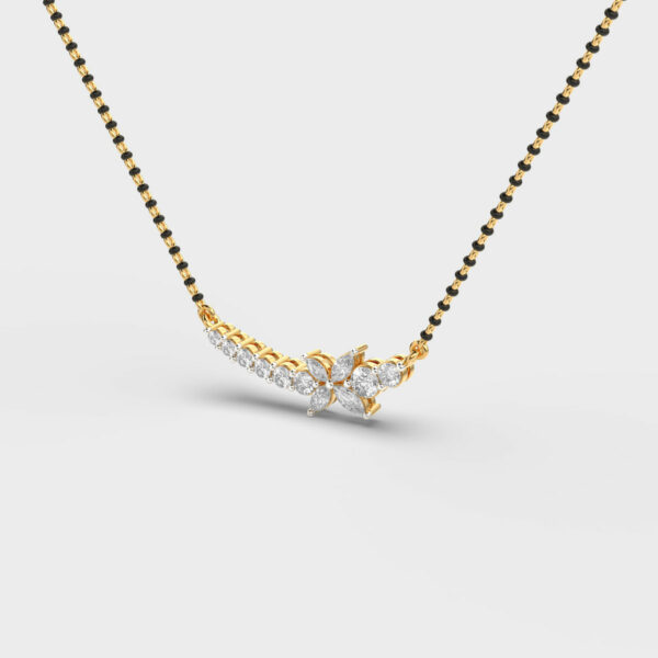 Lab Grown Diamond Mangalsutra Pendant