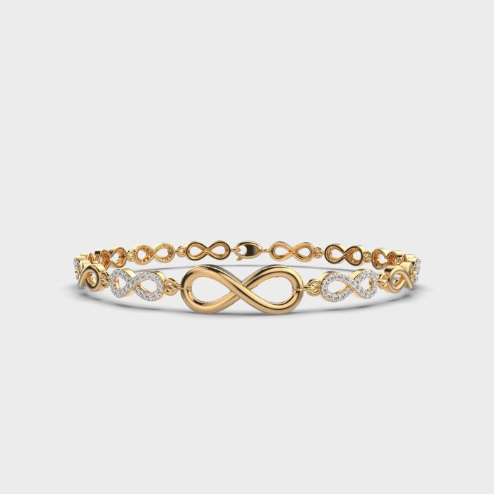 Infinity Lab Grown Diamond Bracelet