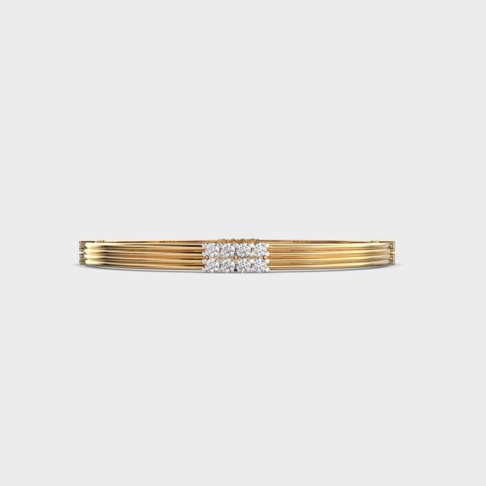 Shining Armour Gold & Diamond Bangles