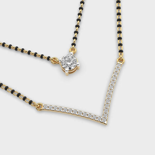 Diamond Mangalsutra Pendant