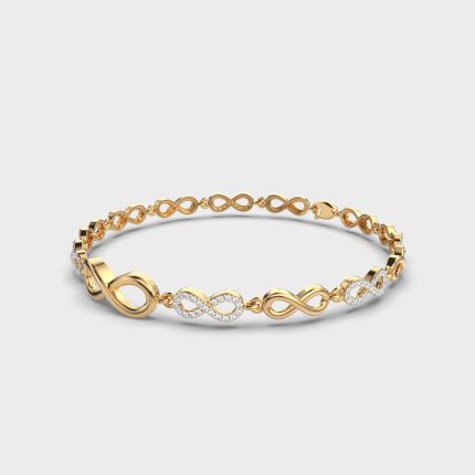 Infinity Lab Grown Diamond Bracelet