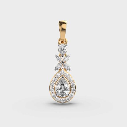 Alluring Lab Grown Diamonds Drop Pendant