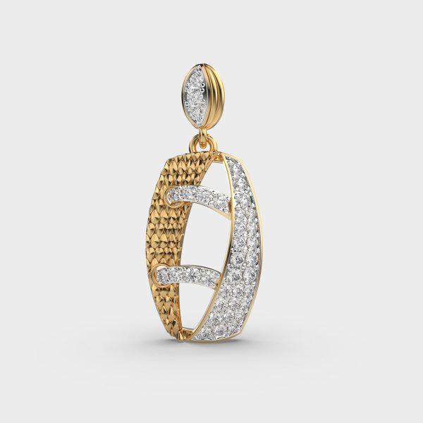 Bridged Serenity Lab Grown Diamonds Pendant Jewelry