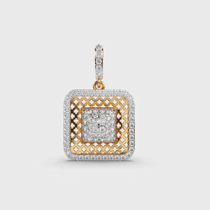 Flawless Frame Lab Grown Diamonds Pendant 1