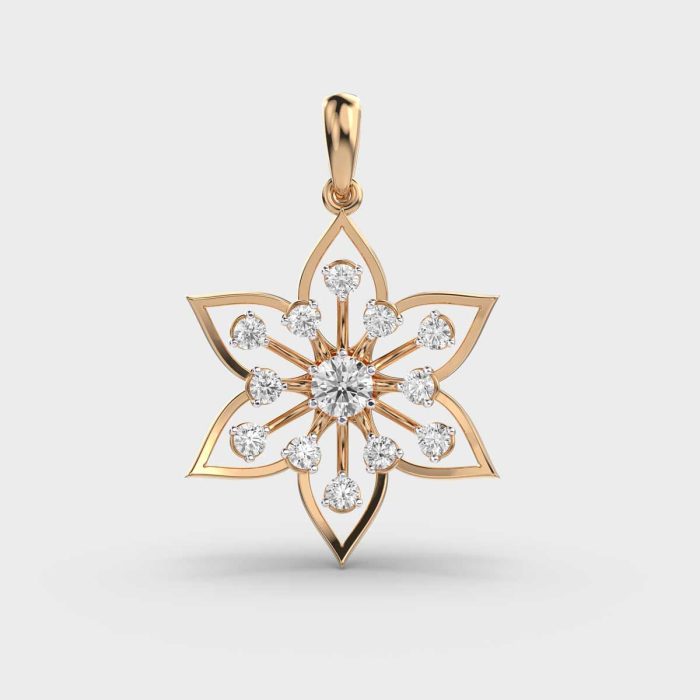 Full Bloom Lab Grown Diamonds Pendant