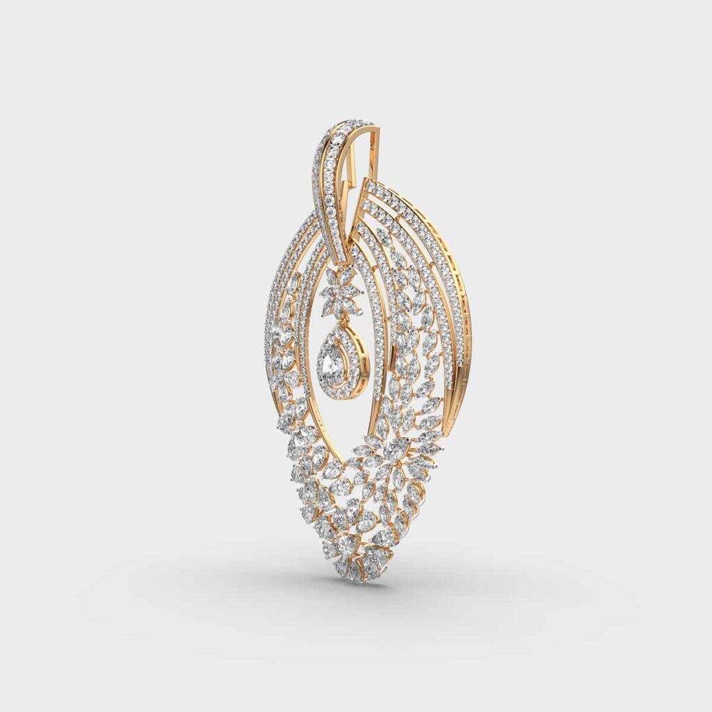 Full Bloom Lab Grown Diamonds Pendant