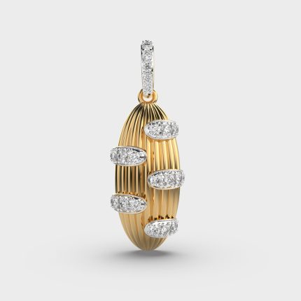 Gentle Curves Lab Grown Diamonds Pendant