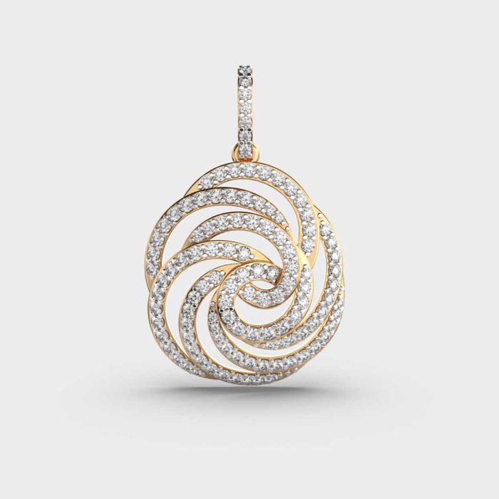 Graceful Illusion Lab Grown Diamonds Pendant