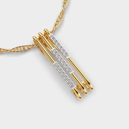 Linear Focus Lab Grown Diamonds Pendants