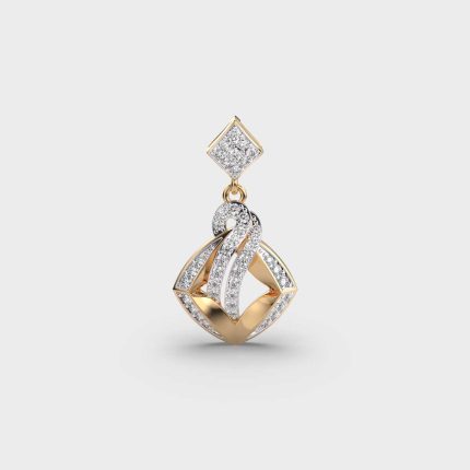 Square Charm Lab Grown Diamonds Pendants