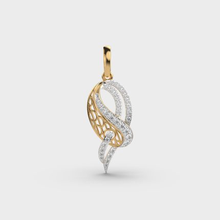 Twinning Cords Lab Grown Diamonds Pendant