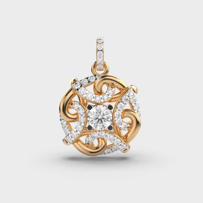 Twirling Tales Lab Grown Diamonds Pendant