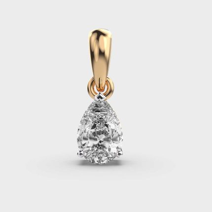 1 Carat Droplet Lab Grown Diamond Pendant Jewellery