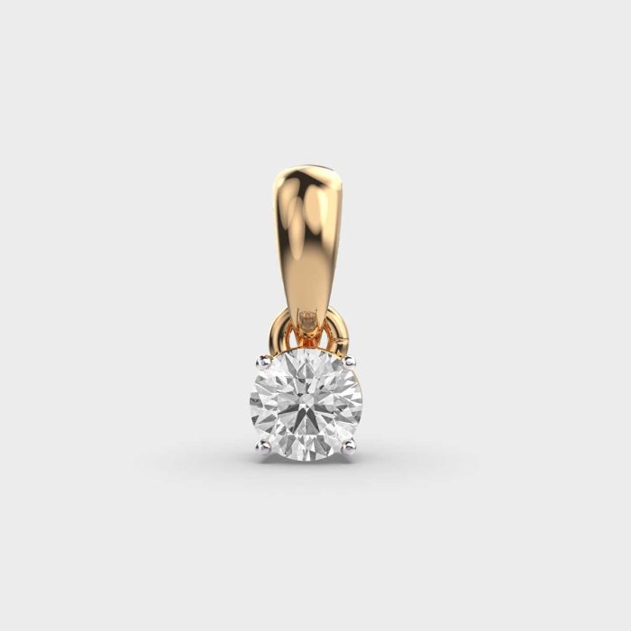 50 Cent Classic Solitaire Lab Grown Diamond Pendant