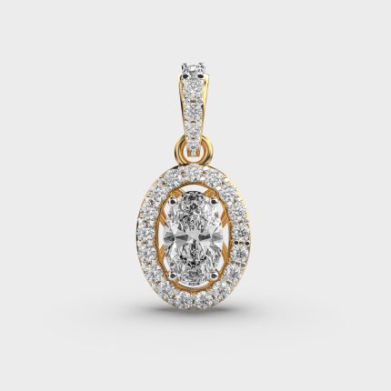 Classique Oval Lab Grown Diamond Pendant