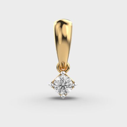 Hanging Solitaire Lab Grown Diamonds Pendants Jewellery