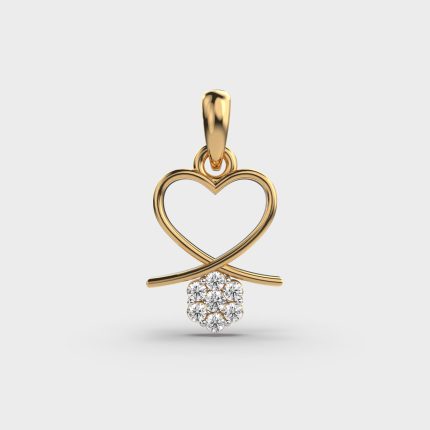 Magical Heart Lab Grown Diamond Pendant Jewellery