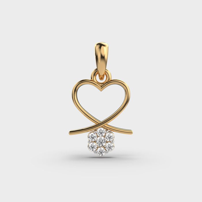 Magical Heart Lab Grown Diamond Pendant Jewellery