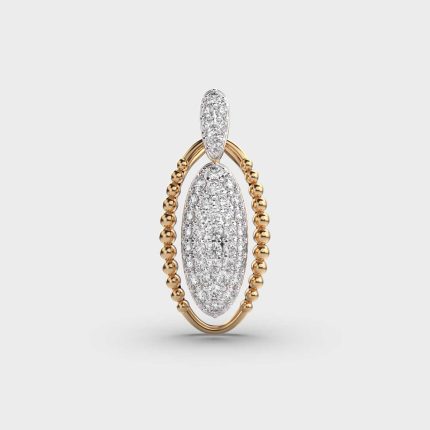 Subtle Contour Lab Grown Diamond Pendant