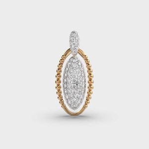 Subtle Contour Lab Grown Diamond Pendant