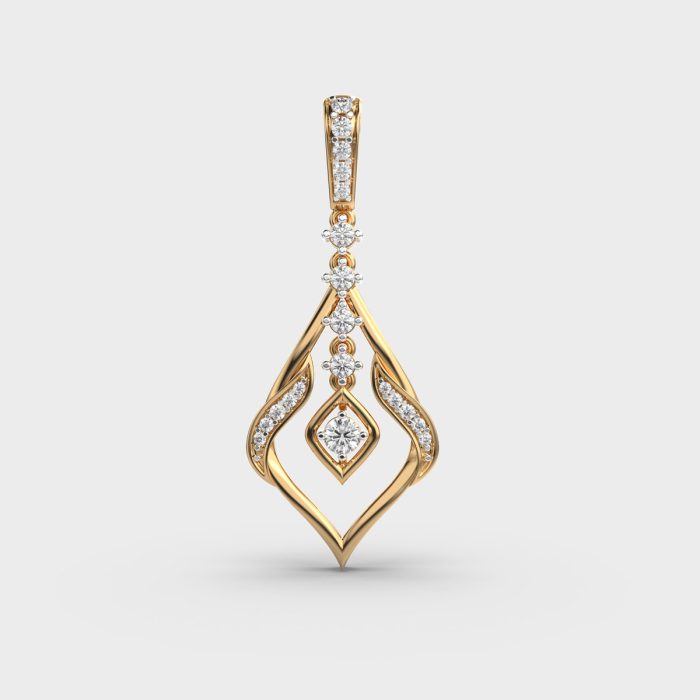 Swirling Wonder Lab Grown Diamond Pendant Jewellery